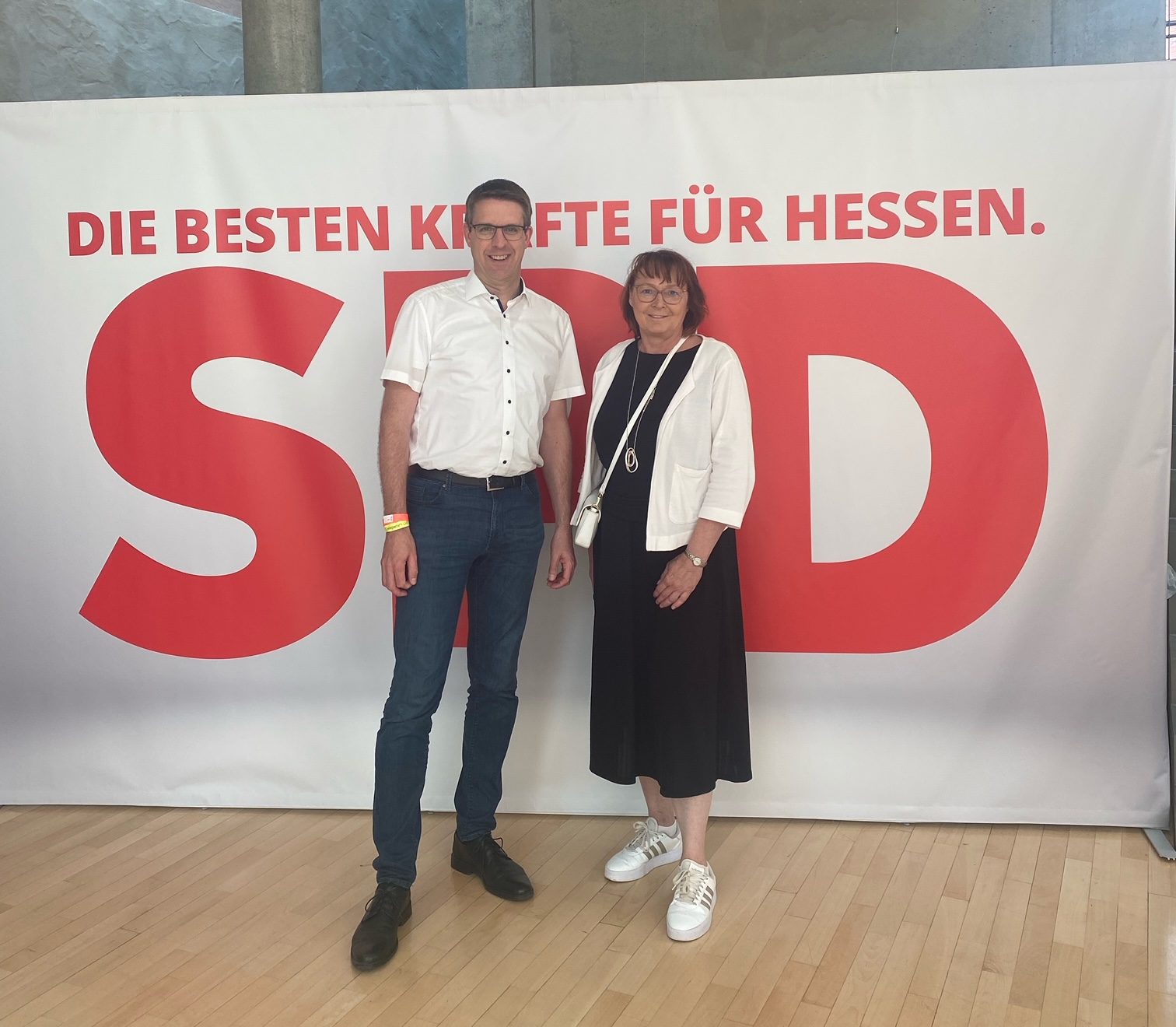 Landesparteitag der SPD Hessen – Kerstin Geis auf Listenplatz 11, Thomas  Schell auf Listenplatz 40 › SPD-UB Groß-Gerau